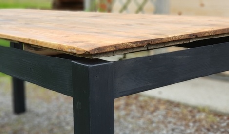 Transformation d'une porte en table par niclasse sur L'Air du Bois