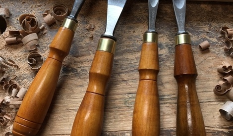 Des manches pour des gouges neuves par Wolfie sur L'Air du Bois