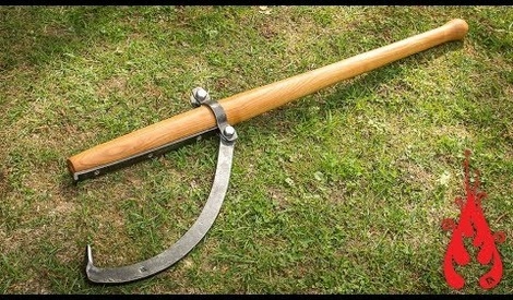 Tourne-grumes / Levier D'abattage WilTec - Pour Billes Jusqu'à 540mm, Longueur 120cm, Rouge.