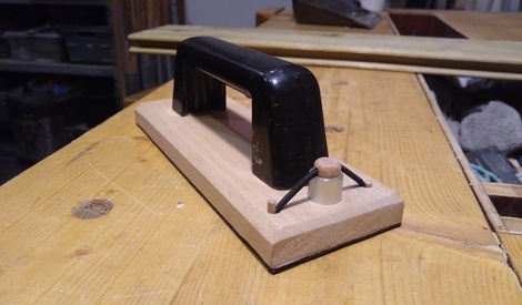 Lot De 2 Bâtons Poussoirs Pour Scie à Table - Rouge, Ergonomique, En Plastique Robuste - Sécurité Travail Du Bois