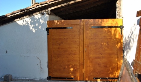 serrure porte de garage battante