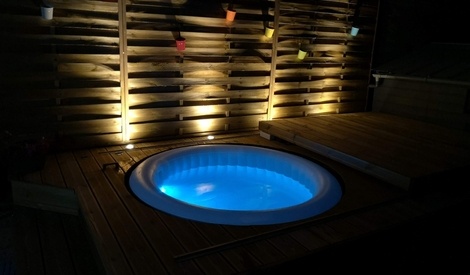 spa gonflable octogonal purespa carbone