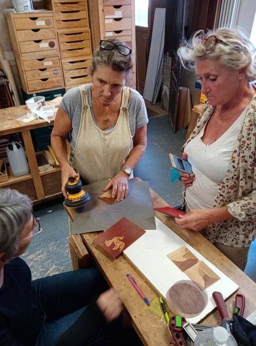 Stage de découverte de la marqueterie