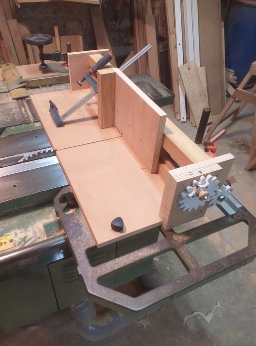 Gabarit pour queues droites