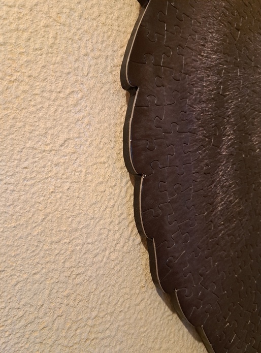 Support de puzzle affleurant