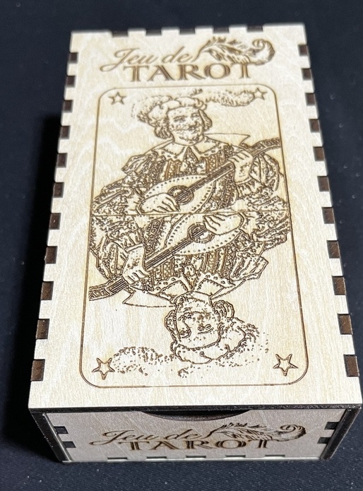Boîte de rangement pour jeu de TAROT