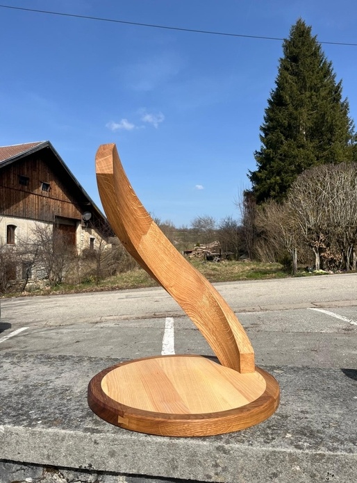 Maquette de limon d'escalier courbe