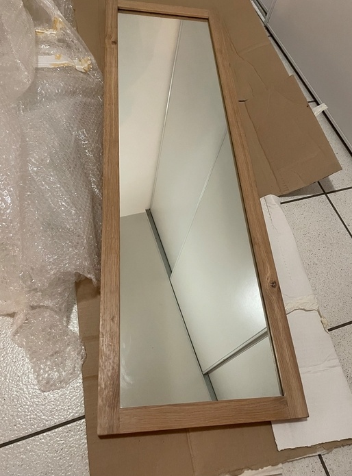 Cadre de miroir en chêne