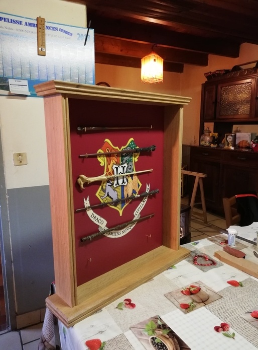 Présentoir de baguettes Harry Potter