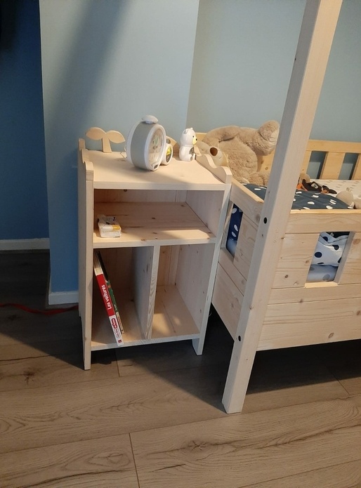 Table de chevet baleine enfant