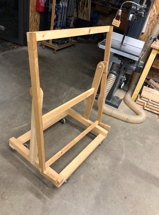 Chariot pour le transport des panneaux, Fini la corvée !!