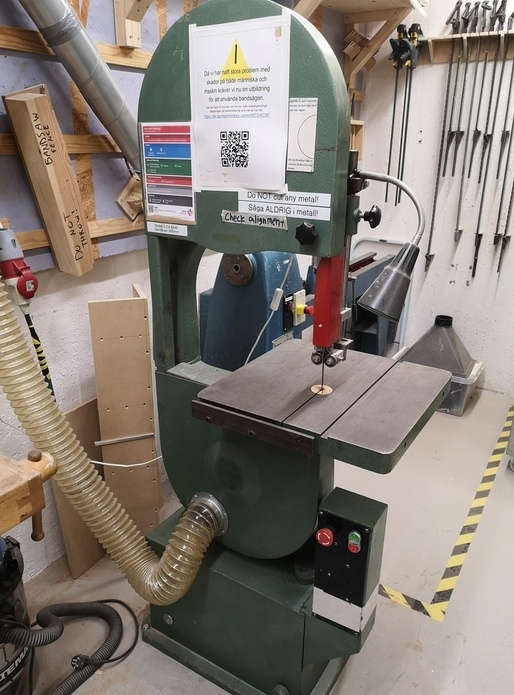 Mise à niveau de la scie à ruban