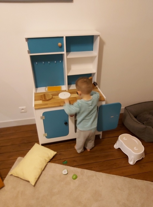 Cuisine en bois pour enfant