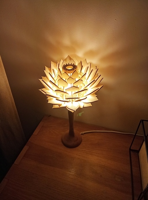 Lampe fleur