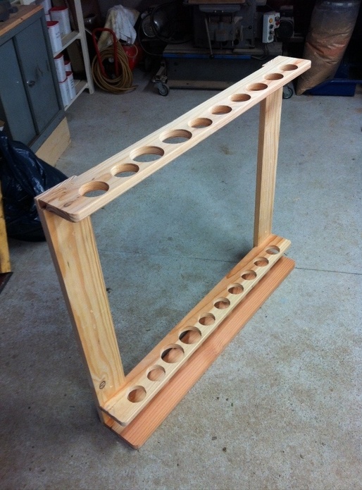 Support à canne a pêche