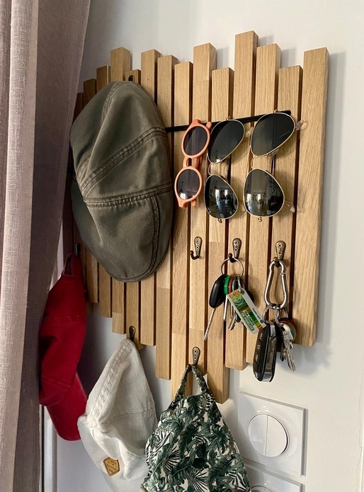 Porte clés / lunettes / chapeaux mural