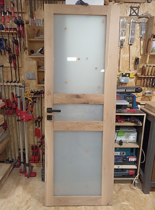 Porte vitrée en Chêne n°5