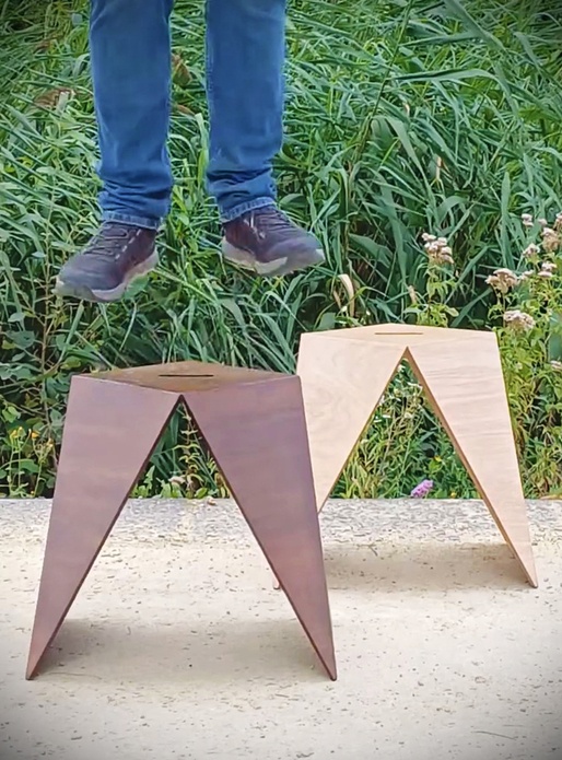 Tabourets géométriques v.3