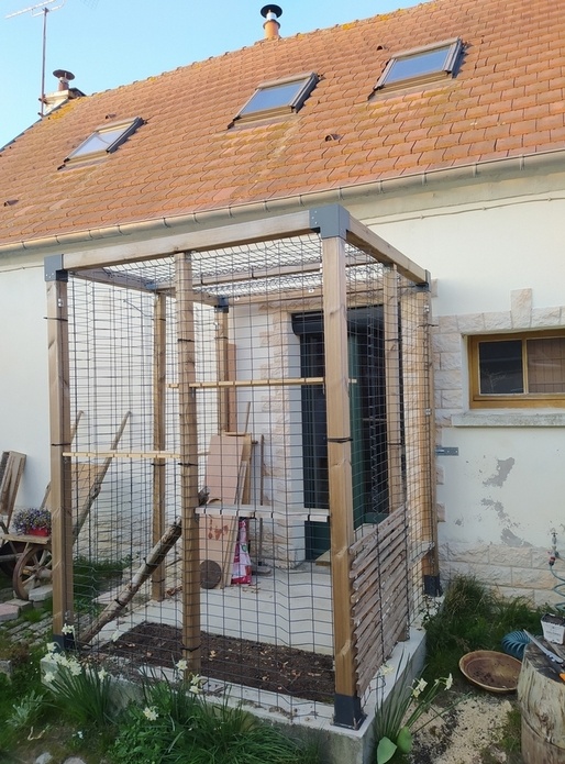 Une "volière" pour mes matous