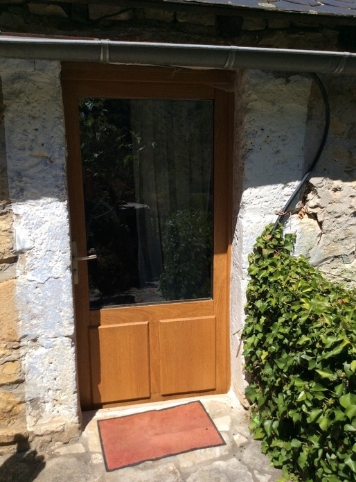 Porte d'entrée vitrée