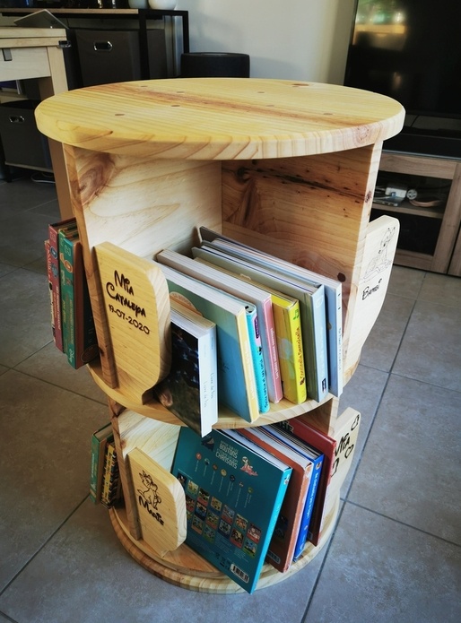 Bibliothèque tournante