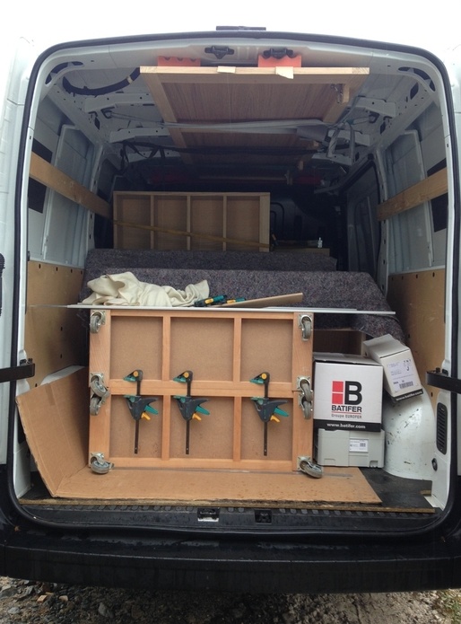 Une petite idée pour mieux exploiter le volume d'une camionnette