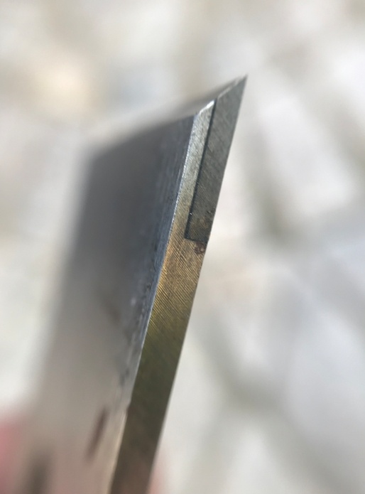 Fer vintage avec plaquette carbure - Pour rabot Stanley 60-1/2