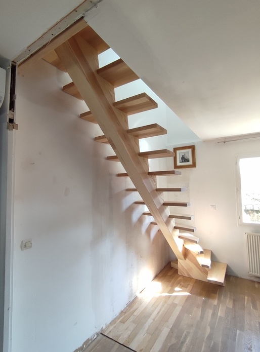 Escalier limon central