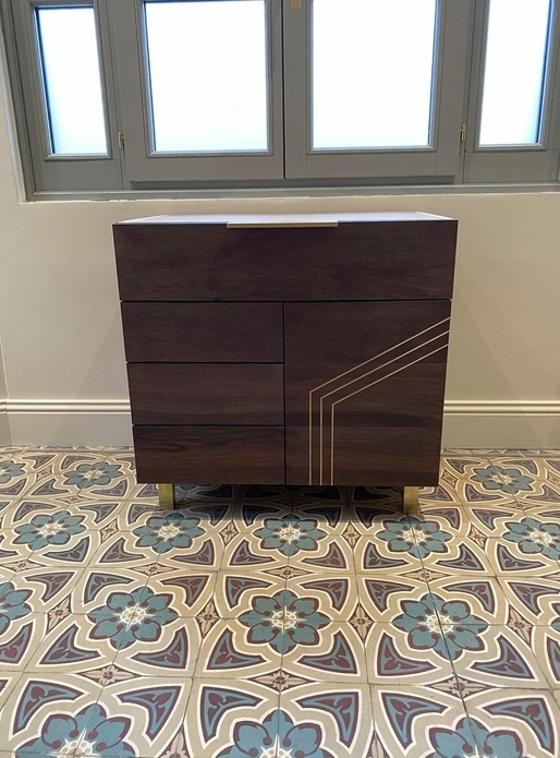 Bureau et caisson "art déco"