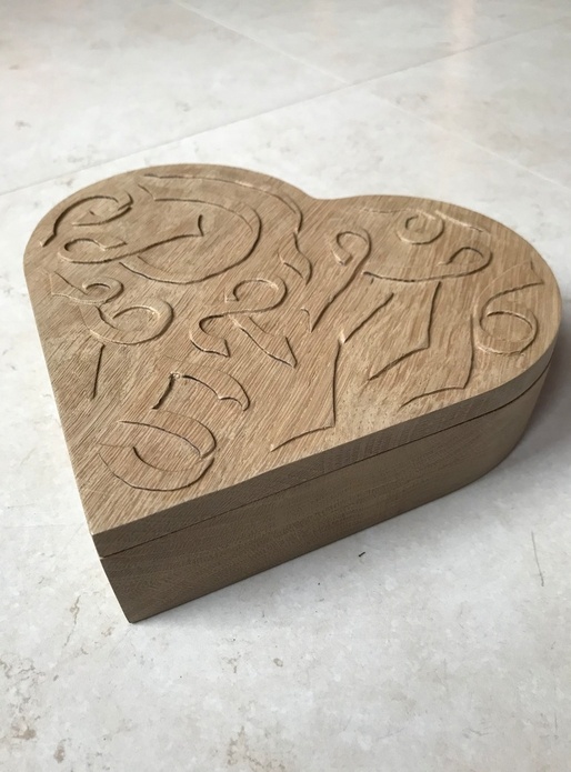 Coeur boite à bijoux