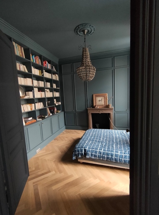 La chambre bleu