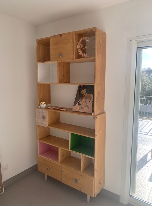 Bibliothèque (inspiration "Mado")