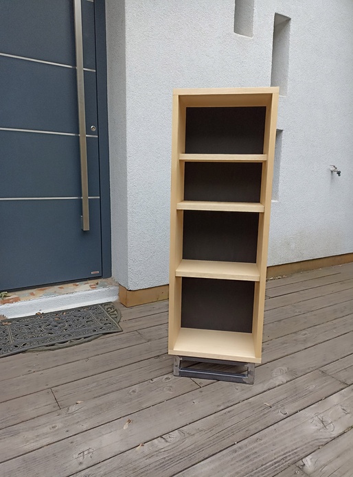 Petite bibliothèque placage Frêne