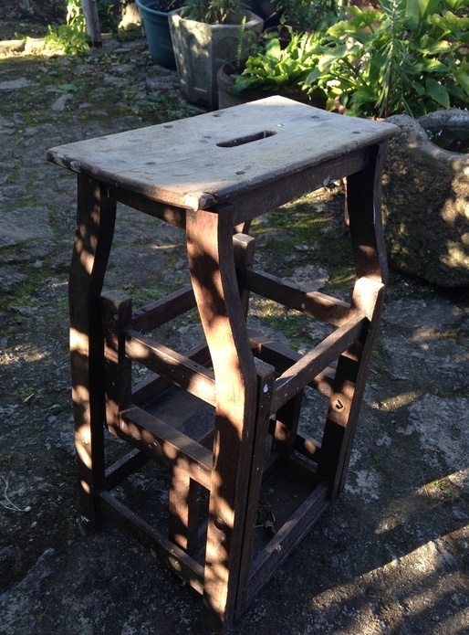 Restauration d'un banc - échelle