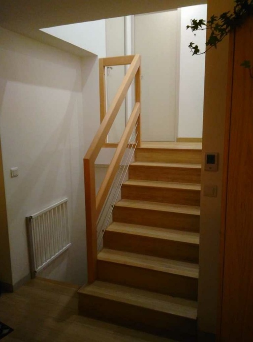 Une rambarde d'escalier pour le petit Malo