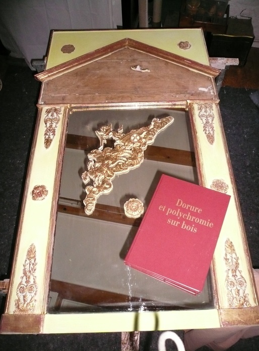 Restauration d'un trumeau Empire