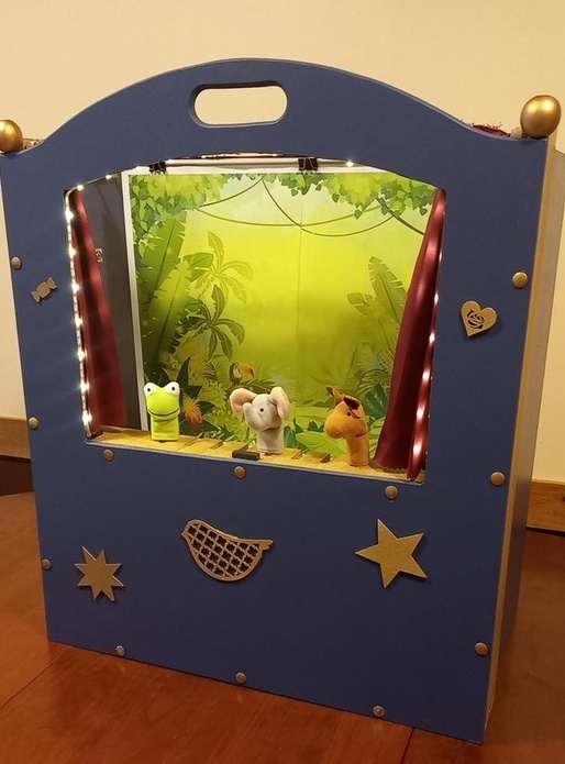 Spectacle de marionnettes à doigt