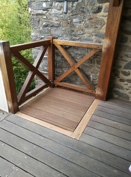 Agrandissement de passerelle terrasse