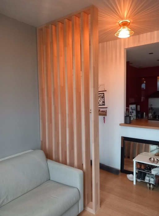 Claustra en hêtre lamellé collé