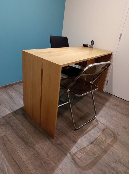 Bureau chêne sans angle droit