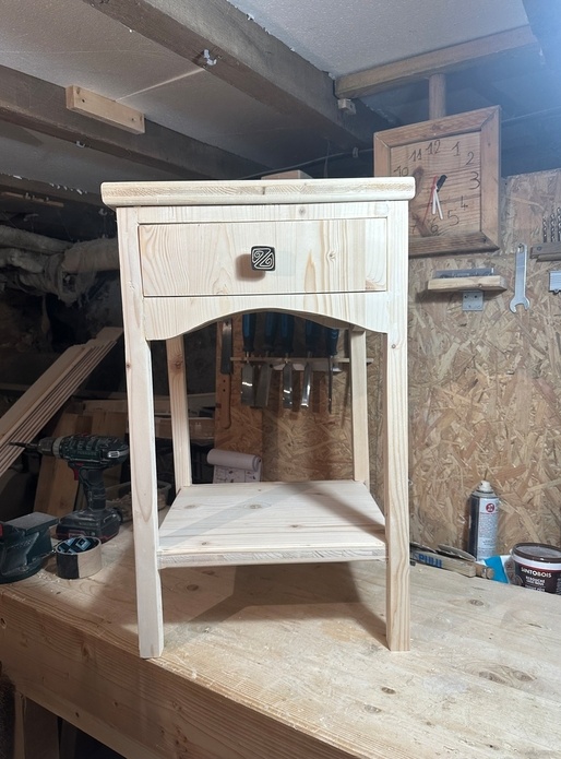 Console en bois