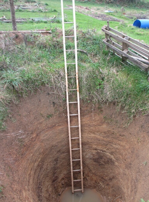 Echelle cyprès et chêne