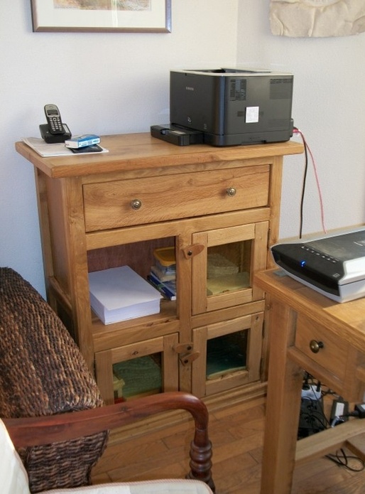 Petit meuble en chêne avec ou sans tiroir