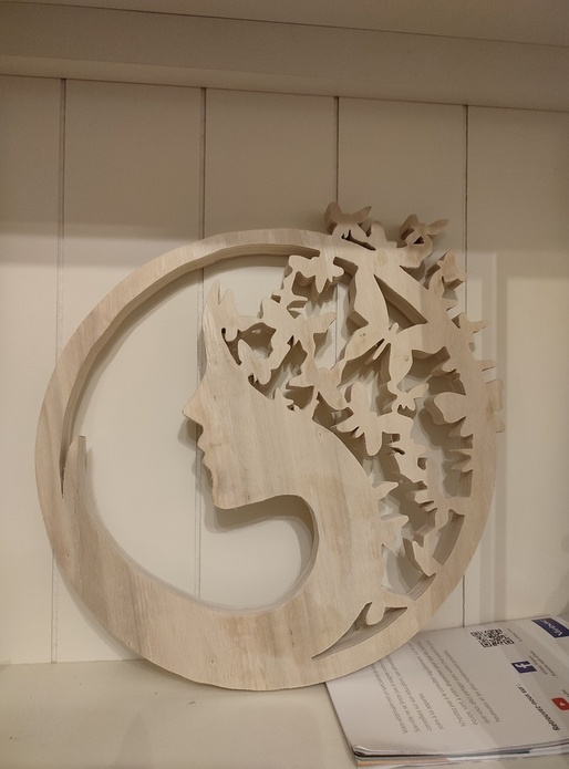 Déco tête papillonante