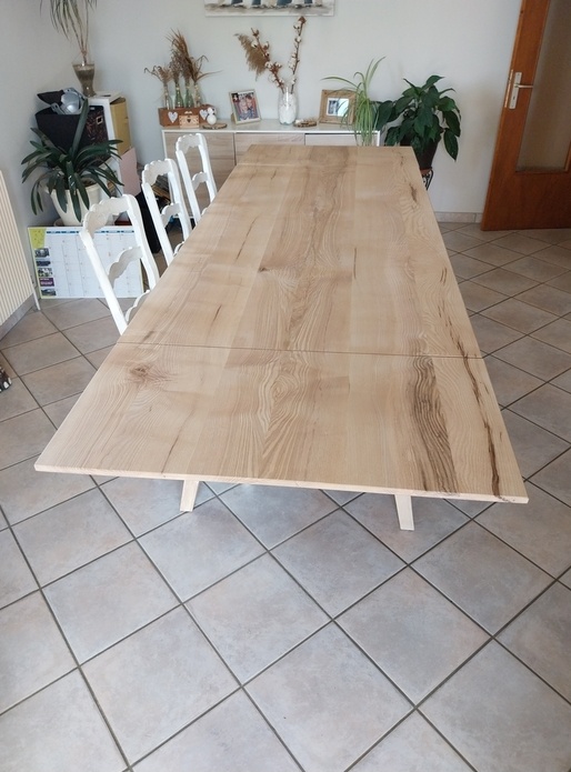 Table séjour avec rallonges