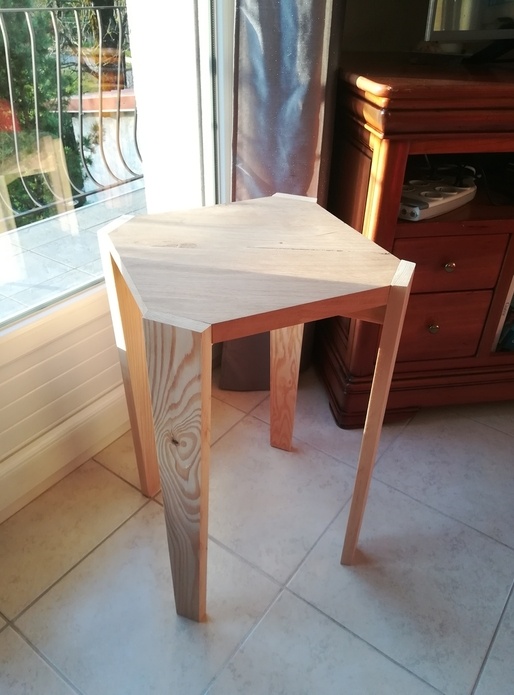 Tabouret chêne et sapin