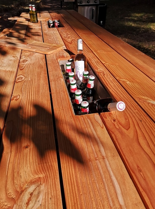 Glacière double portatif