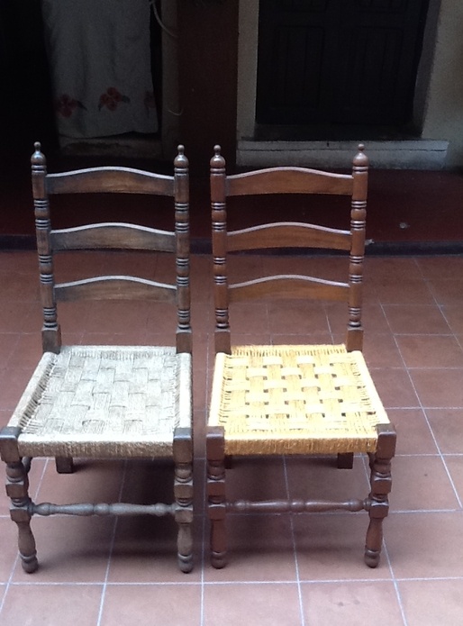Rénovation de vieille chaise