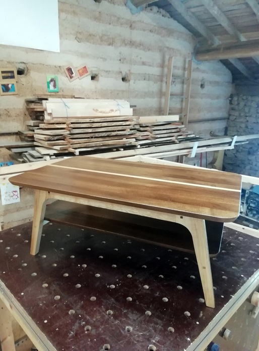 Table basse inspirée par  squarerule