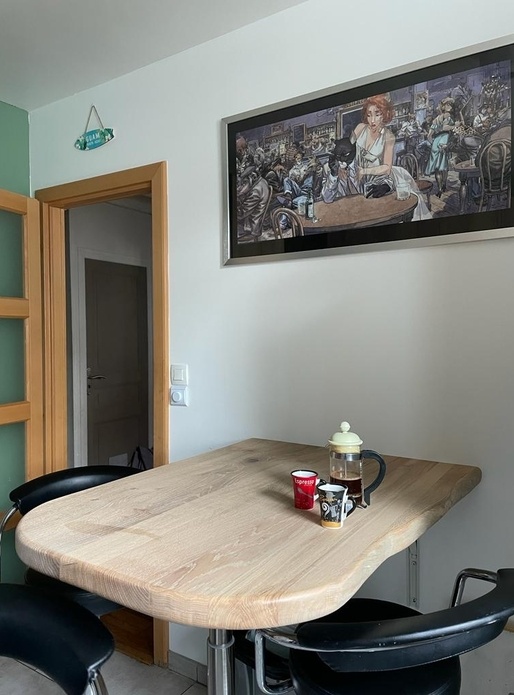 Table snack en chêne massif